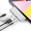 HW-TC29 4 In 1 Type-C/USB-C Extension HUB Adapter for iPad Pro (Silver) - 4