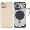 Gold Back Housing Cover with SIM Tray & Keys for iPhone 12 Pro - 1