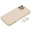 Gold Back Housing Cover with SIM Tray & Keys for iPhone 12 Pro - 2