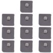 Microphone Dustproof Mesh 10 PCS for iPhone 12/12 Pro (Black) - 1