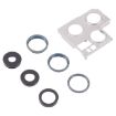 Green Camera Lens Cover with Retaining Bracket for iPhone 13 Pro Max - 2