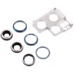 Green Camera Lens Cover with Retaining Bracket for iPhone 13 Pro Max - 3