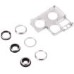 iPhone 13 Pro Max Camera Lens Cover & Bracket (Silver) - 3