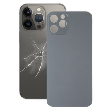Big Camera Hole Glass Back Cover for iPhone 13 Pro Max (Graphite) - 1