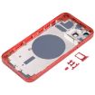 iPhone 13 Red Back Housing with SIM Tray, Side Keys & Camera Lens - 3