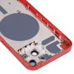 iPhone 13 Red Back Housing with SIM Tray, Side Keys & Camera Lens - 4