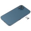 iPhone 12 Pro Max Blue Battery Back Cover with Components - 2