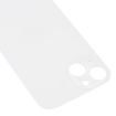 Replacement Silver Glass Back Cover for iPhone 14 Camera Hole - 4