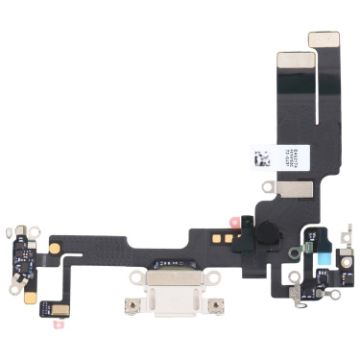 iPhone 14 Original White Charging Port Flex Cable - 1