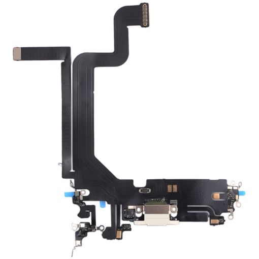 iPhone 14 Pro Max Charging Port Flex Cable (White) - 1