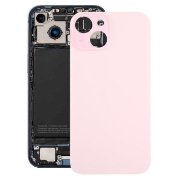 iPhone 15 Glass Battery Back Cover - Pink - 1