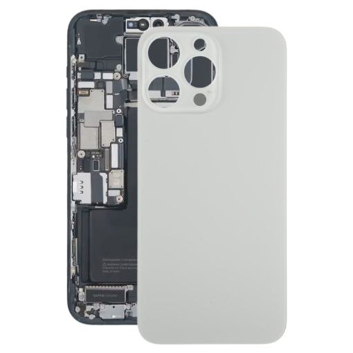 iPhone 15 Pro Max Titanium Glass Battery Back Cover - 1