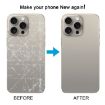 iPhone 15 Pro Max Titanium Glass Battery Back Cover - 6