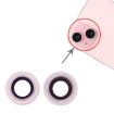 iPhone 15/15 Plus Pink Camera Lens Cover Set - 1