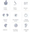Q2 TWS Bluetooth 5.0 Wireless Sports Earphones (Black) - 4