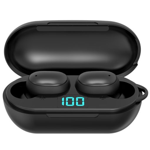 H6 TWS Bluetooth 5.0 Earphone with Display & Charging Box - 1