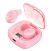 XG-8 TWS Touch Bluetooth Earphone with Magnetic Charging Case Pink - 1