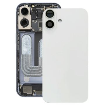 iPhone 16 Battery Back Cover with Camera Lens (White) - 1