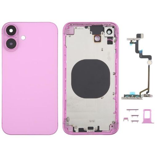 iPhone XR Back Cover - iP16 Imitation Appearance, Pink - 1