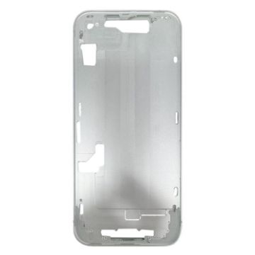 iPhone 16e EU Bezel Frame with Side Keys + Card Tray (White) - 1