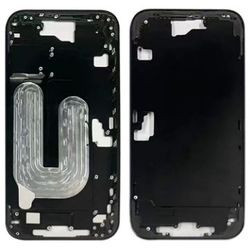 iPhone 16 Black Middle Frame Bezel Plate - 1