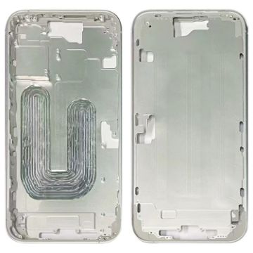 iPhone 16 Silver Middle Frame Bezel Plate - 1