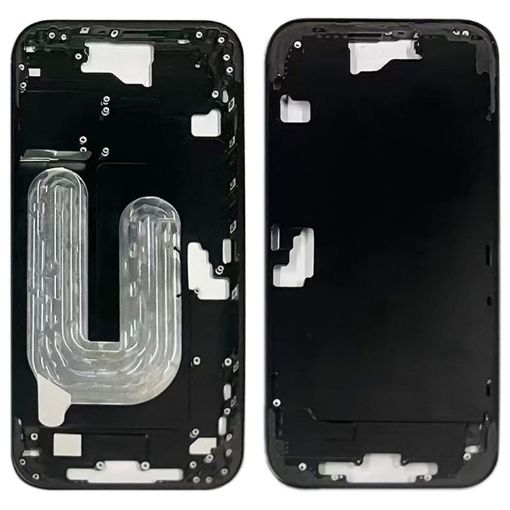 iPhone 16 Plus Black Middle Frame Bezel Plate - 1
