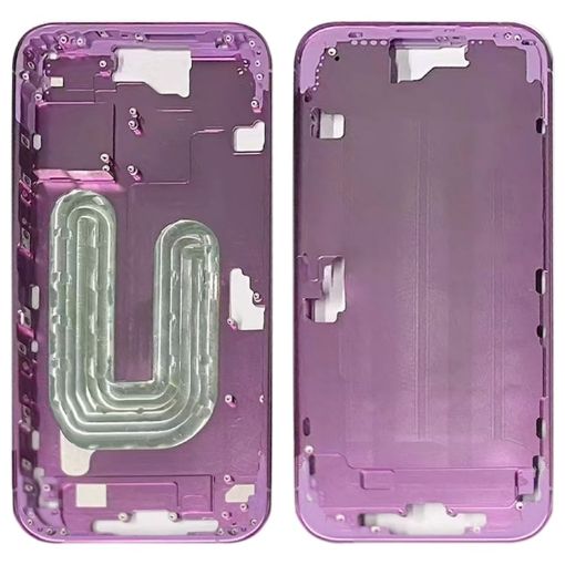 iPhone 16 Plus Pink Middle Frame Bezel Plate - 1