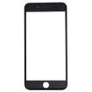 iPhone 7 Black Front Screen Glass & Frame (2 in 1 Original) - 2