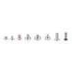 iPhone 7 Repair Tools - 100 PCS Complete Screws/Bolts Set - 2