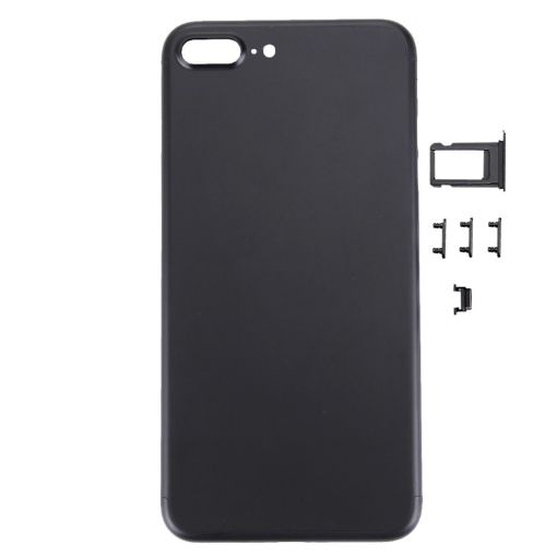 5 in 1 Full Assembly Housing for iPhone 7 Plus (Black) - 1