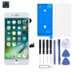 TFT LCD Screen with Front Camera for iPhone 7 Plus (White) - 1