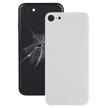 iPhone 8 White Glass Back Cover with Adhesive and Camera Hole - 1