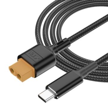 USB-C/Type-C to XT60 Data Cable, 100cm Length - 1