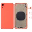 Coral Back Housing Cover with Camera Lens & SIM Tray for iPhone XR - 1