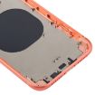 Coral Back Housing Cover with Camera Lens & SIM Tray for iPhone XR - 5
