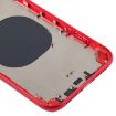 iPhone XR Red Back Housing Cover with Camera Lens & SIM Tray - 5