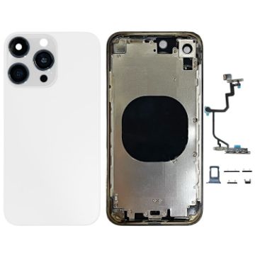 iPhone XR Back Cover iP15 Pro Appearance Imitation (White) - 1
