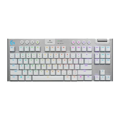 Logitech G913 TKL Wireless RGB Mechanical Gaming Keyboard White - 1