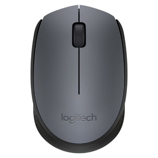 Logitech M170 USB Wireless Mouse with 2.4G Receiver, Grey, 1000DPI - 1