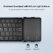 B1053 Portable Tri-Fold Bluetooth Leather Keyboard - 6
