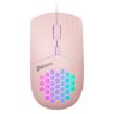 MKESPN SXS-838 Pink RGB Type-C Wired Mouse - 1