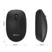 MKESPN 859 Wireless Mouse, 2.4G, BT5.0, BT3.0, Three Modes, White - 2