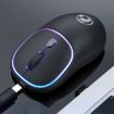iMICE W-618 Silent Wireless Mouse, 1600 DPI, Rechargeable, Black - 1