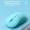 iMICE W-618 Silent Wireless Mouse, 1600 DPI, Rechargeable, Black - 5