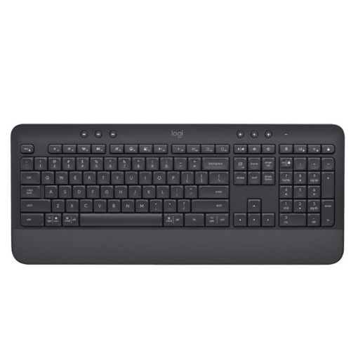 Logitech K650 Wireless Bluetooth Silent Keyboard (Black) - 1