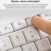 Logitech K650 Wireless Dual Mode Silent Keyboard - White - 4