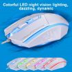 Chasing Leopard 199 Wired Gaming Mouse, 1600DPI, LED, White, 1.3m Length - 5