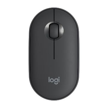 Logitech Pebble Black Bluetooth Wireless Mouse, 1000DPI, 10m Range - 1