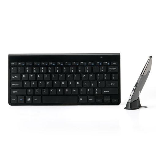 KM-909 Wireless Optical Mouse & Keyboard Set with Smart Stylus Pen - 1